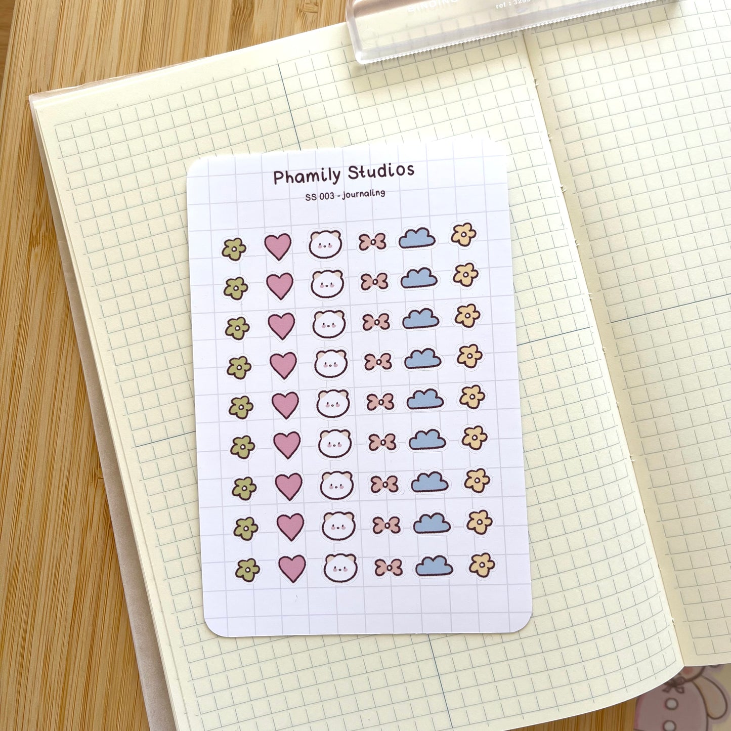Cute Journaling Sticker Sheet
