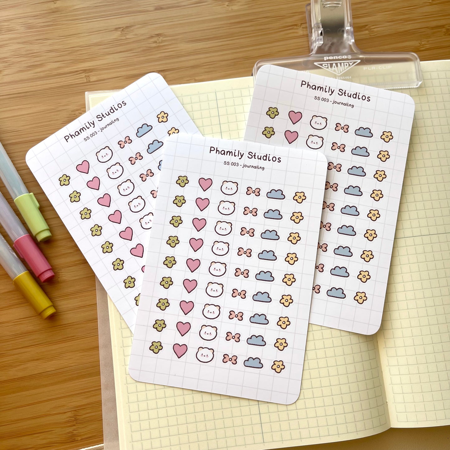 Cute Journaling Sticker Sheet