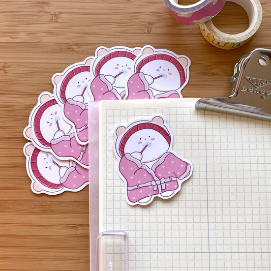 Ready For Bed Glossy Sticker