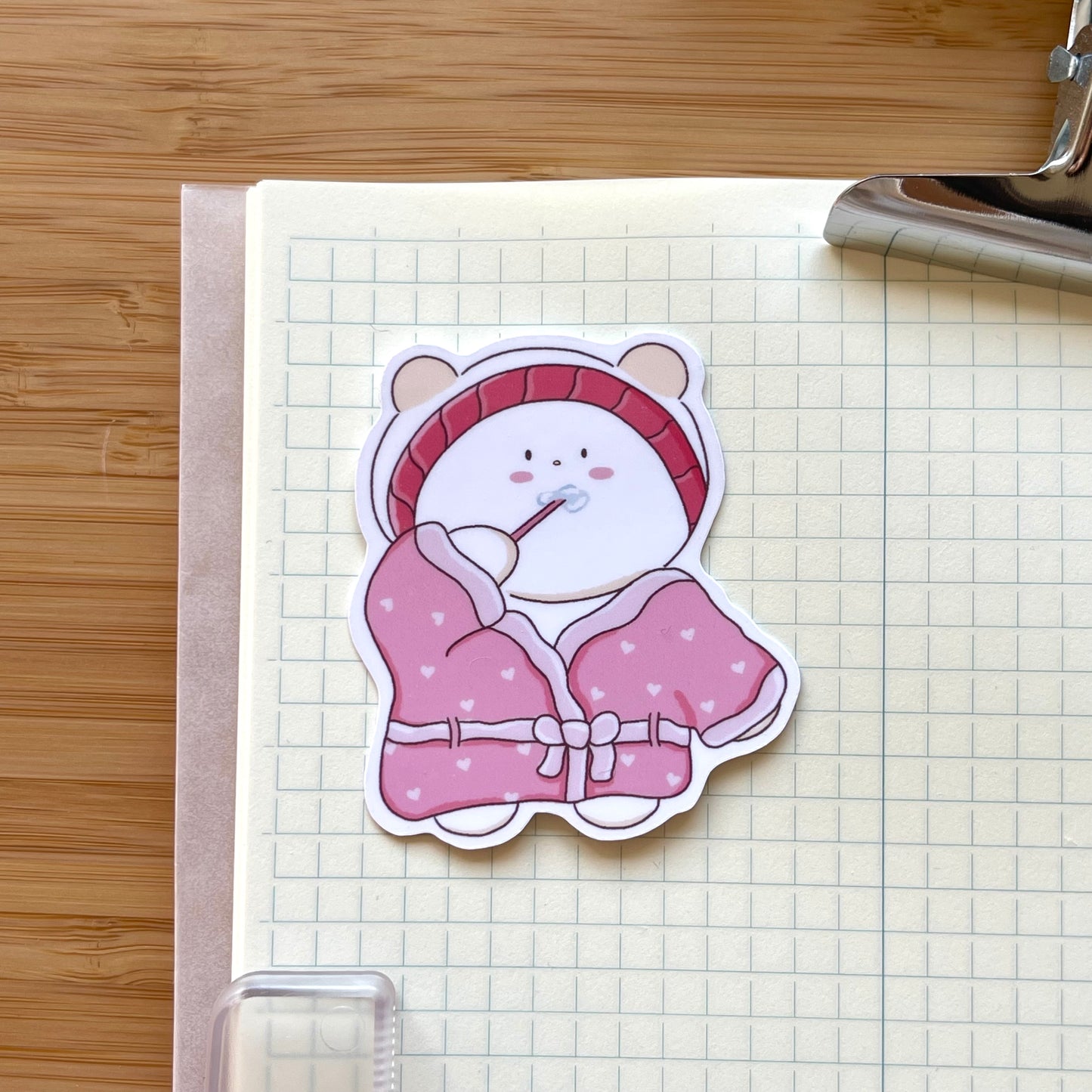 Ready For Bed Glossy Sticker