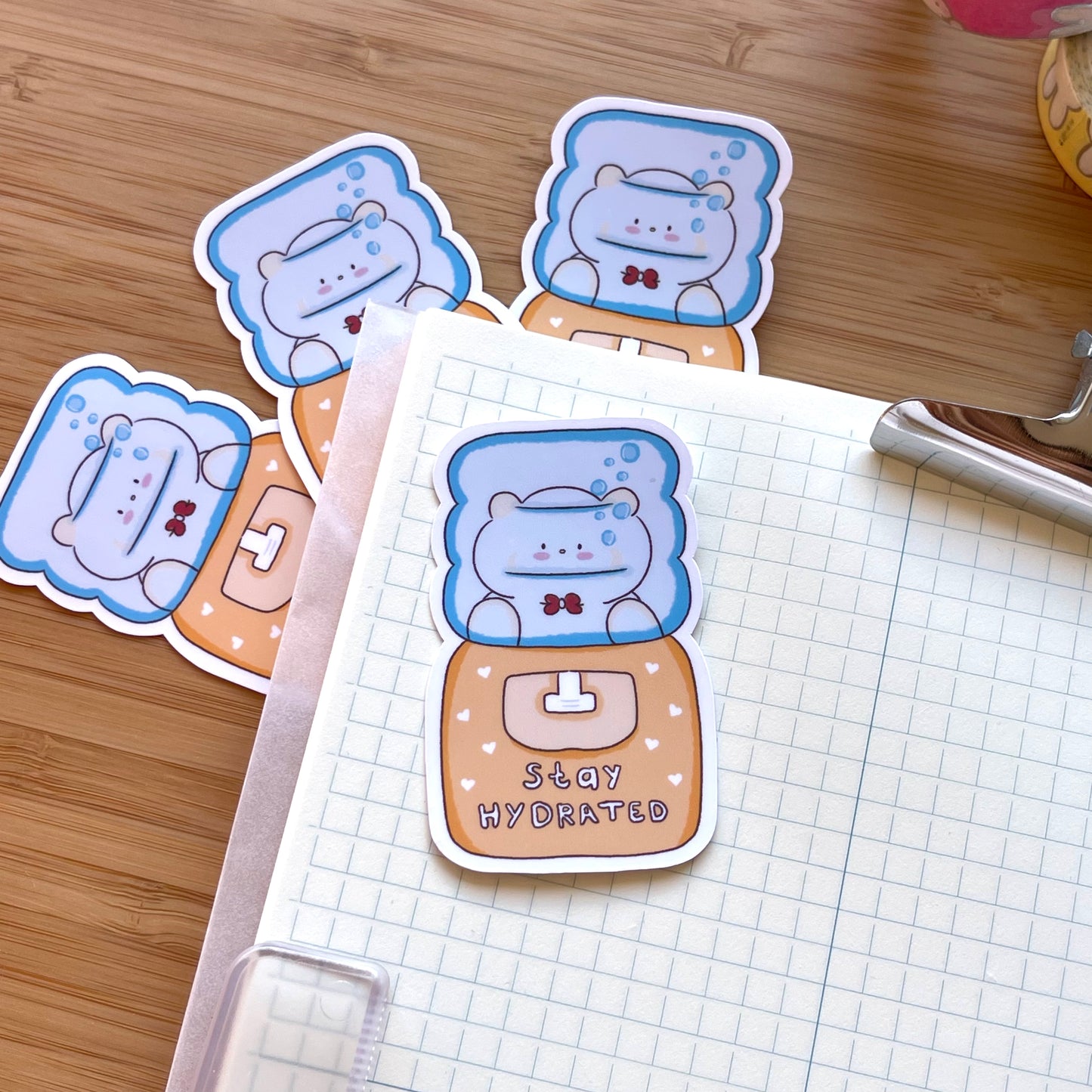 Stay Hydrated Glossy Sticker