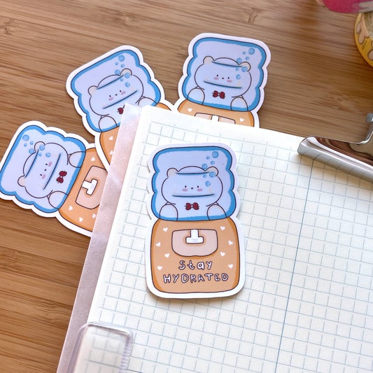 Stay Hydrated Glossy Sticker