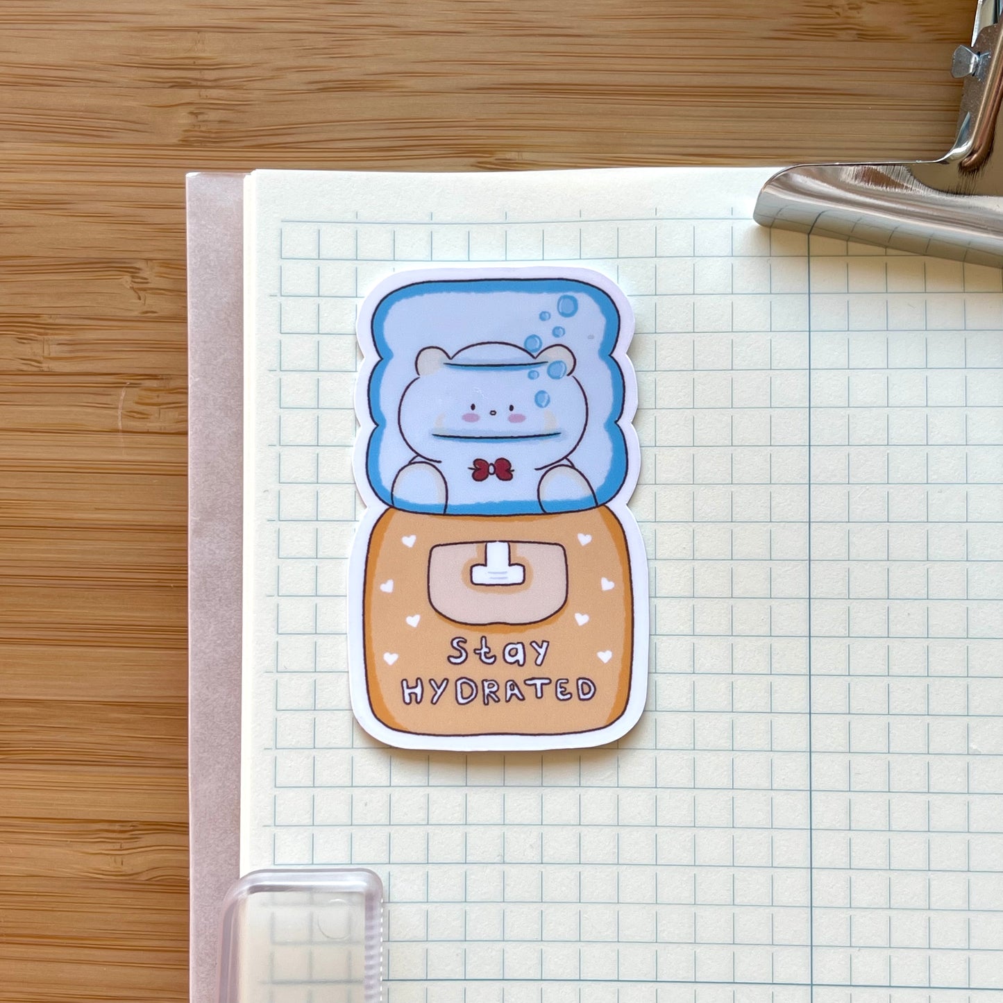 Stay Hydrated Glossy Sticker