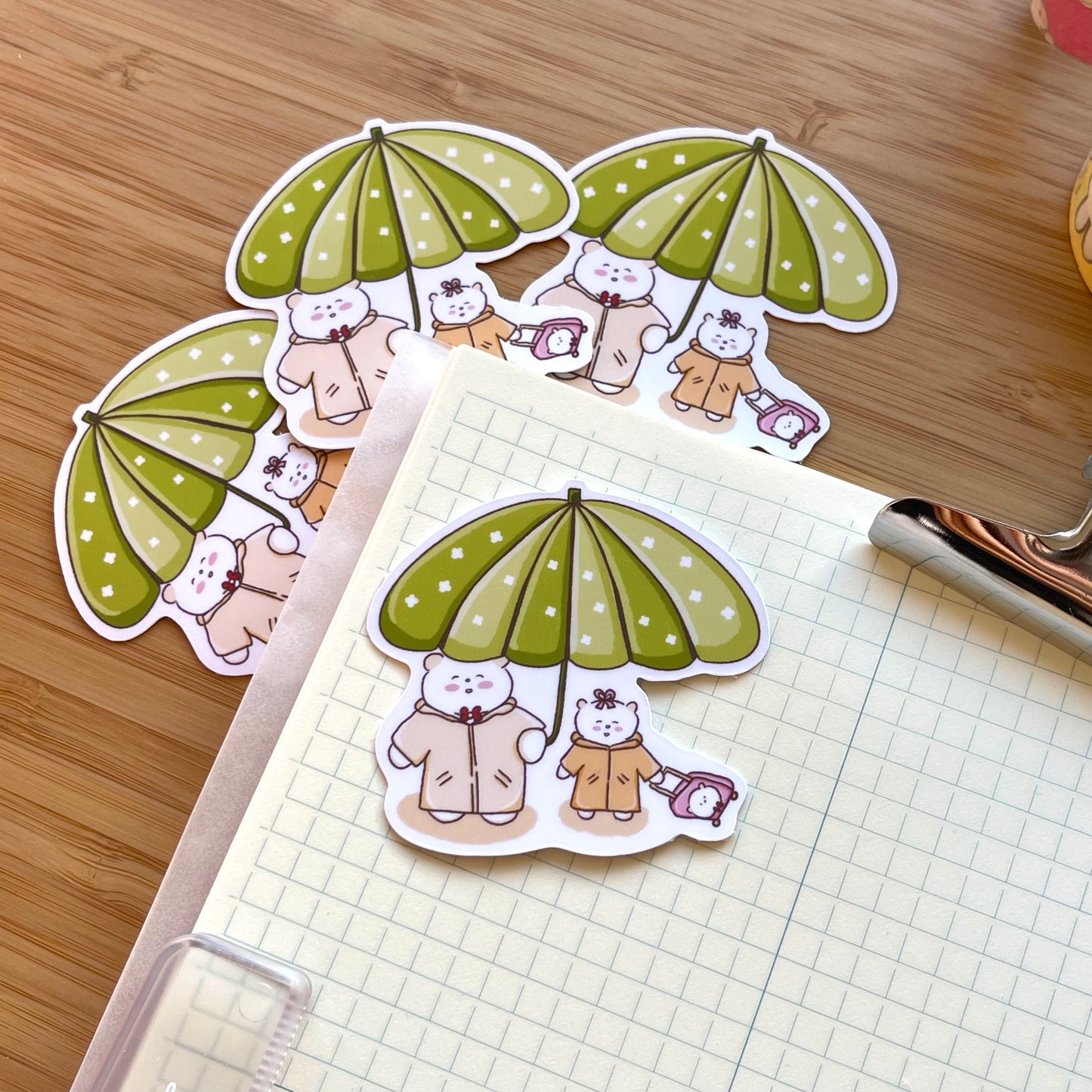 Rainy Day Glossy Sticker