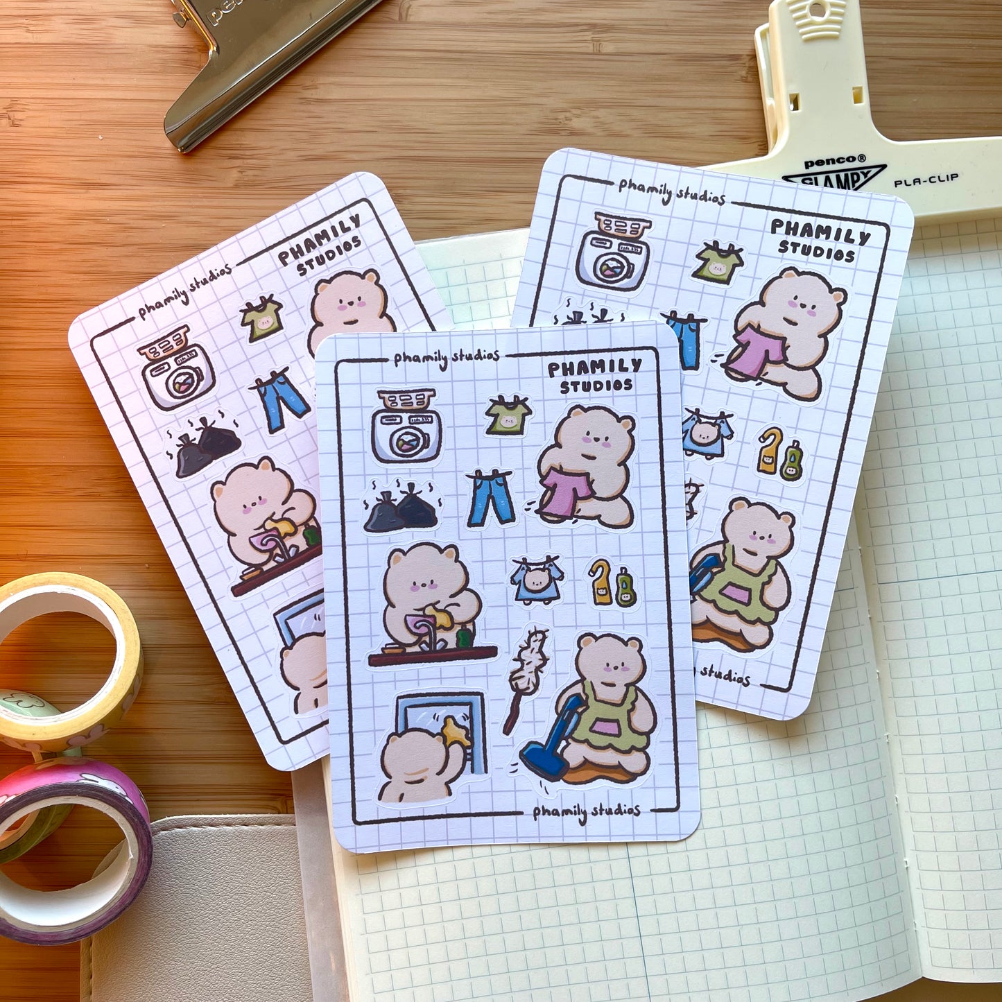 House Chores / Cleaning Sticker Sheet