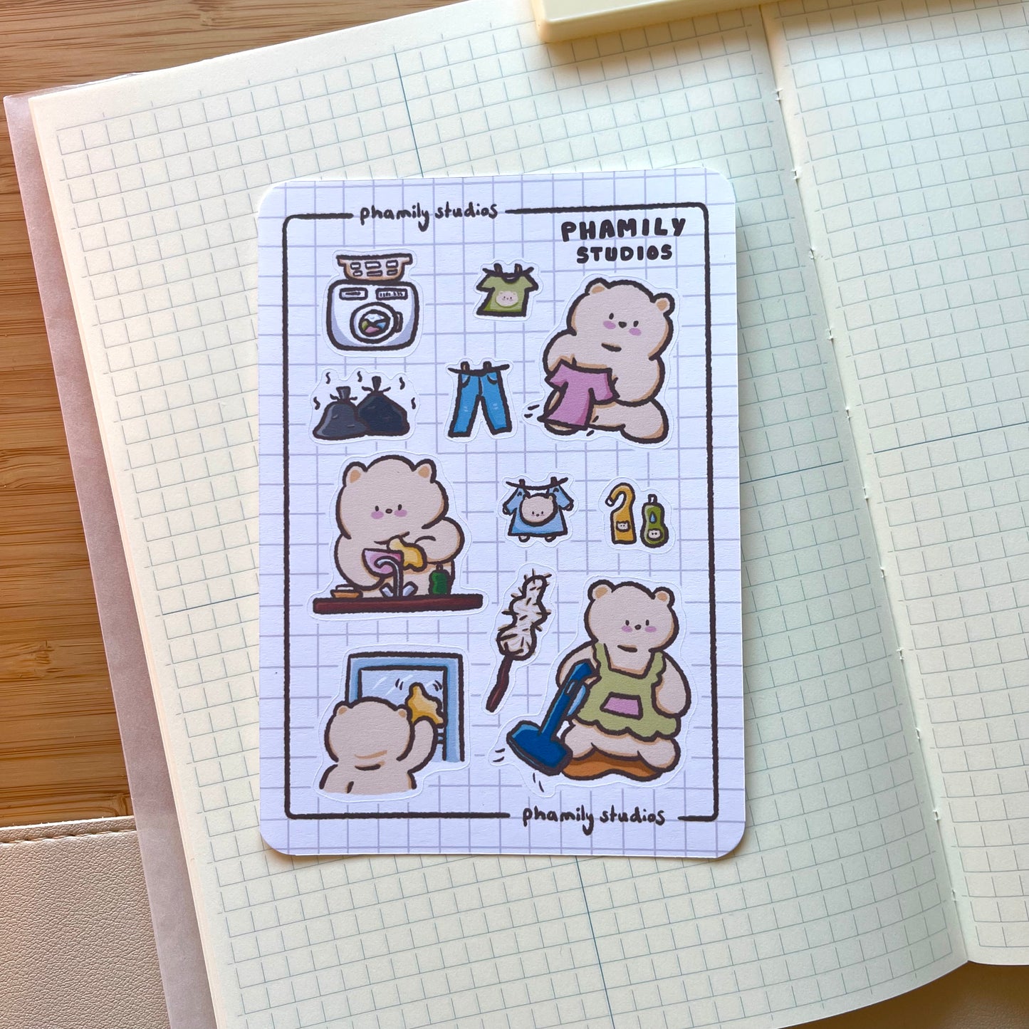 The Phamily Bundle Journaling Sticker Sheets Set
