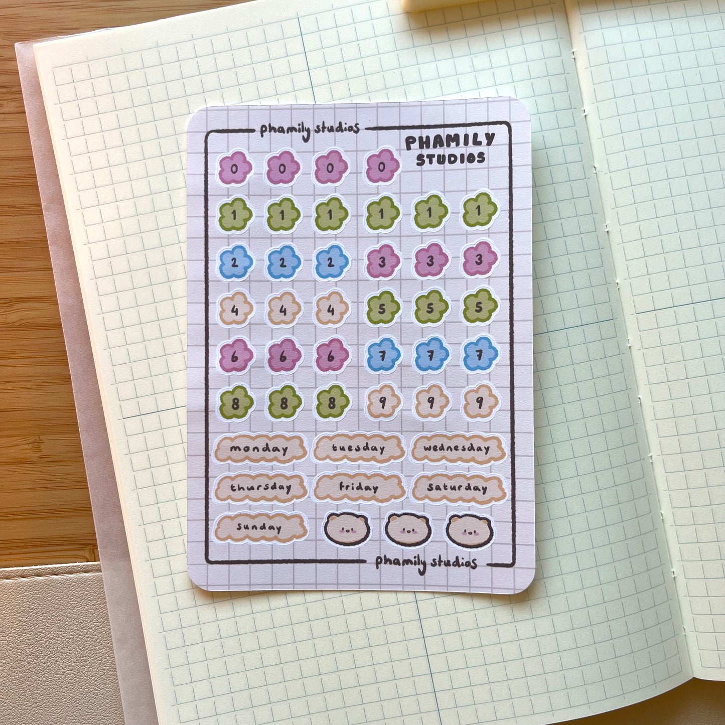 The Phamily Bundle Journaling Sticker Sheets Set