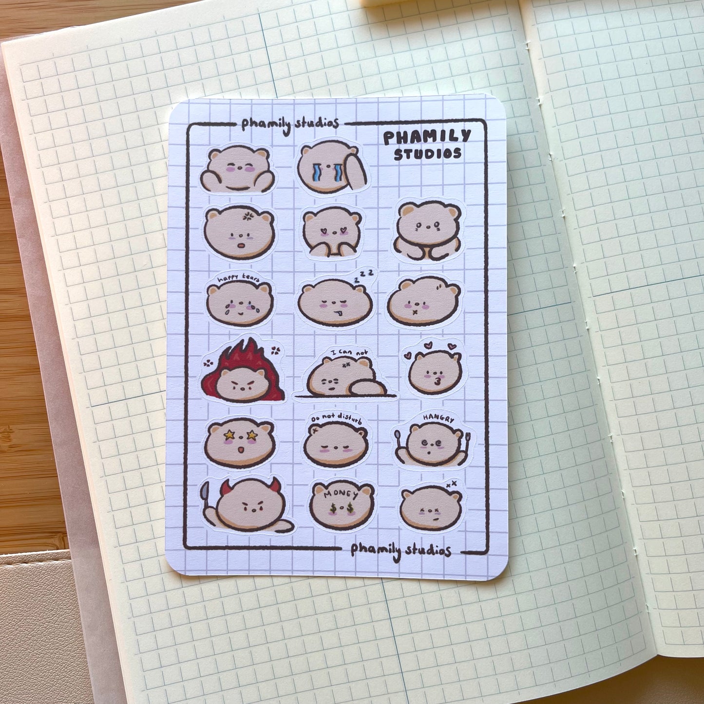 The Phamily Bundle Journaling Sticker Sheets Set